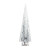 Silver Mirror Cone Tree 48cm