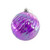 Swirl Bauble Purple 15cm