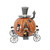 Halloween Metal Pumpkin Carriage - 43cm