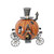Halloween Metal Pumpkin Carriage - 43cm