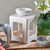 Ava May White Square Burner with 7.7cm Burner Bowl in FSC Gift Box - FSC Mix Cr