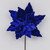 62cm Velvet Poinsettia Dk Blue