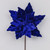 62cm Velvet Poinsettia Dk Blue