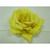 19cm Satin Giant Rose Head Yellow