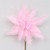 60cm Feathered Poinsettia Pink
