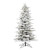 6ft Flock Noble Tree 742T/350 Warm White LED Light