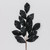 73cm Velvet Leaf Spray Black