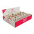 Display Box of 24 Ribbons 63mm x 2.7m Assorted Hessian Candycane