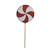 Candy Lolly Hanging Red & White Striped 15Cm