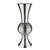 Glass Silver Honeycomb Vase 65Cm