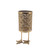 Gold Metal Lantern with Legs 33cm