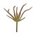 Succulent Pick Glitter Red 26Cm