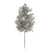 Christmas Branch Silver With Acorns 65Cm