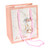 Hand Tie Bag Bauble Pink x10