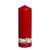 Bolsius Pillar candle Red, single in cello (300 mm x 98 mm)
