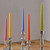 Tapered Candle, Individually wrapped in cello bx12 - Mango