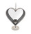 Heart Mirrored Metal Lantern 41.5cm
