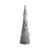 Metal Santa With Star Silver 20.5Cm