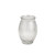Glass Ribbed Vase 13.5x9.5cm
