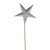 Star Glitter Pick Silver 55Cm