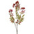 Berry Leaf Spray Orange 84Cm