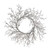 Sequin And Glitter Wreath Silver