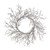 Sequin And Glitter Wreath Silver