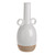 White Vase With Sandy Glaze 16Cm X15.4Cm X35.3Cm