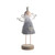 Metal Standing Angel Grey 18.5Cm