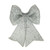 Glitzy Bow Silver 24Cm