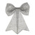Glitzy Bow Silver Large