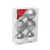 Silver Shatterproof Baubles (8cm) (6 pieces)