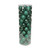 Green 10cm Plastic Ball in tube (matt,shiny,glitter) x 48