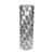 Silver 10cm Plastic Ball in tube (matt,shiny,glitter) x 48