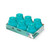 Bolsius Professional Twilight Candles 104/99mm Tray 6 -Turquoise