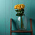 Rose Bunch Yellow X9 42Cm