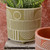 Geo Sage Plant Pot 13.5cm
