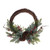 Pinecone Half Wreath With Berries