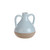 Blue Vase With Sandy Glaze 13Cm X 13Cm X 14.5Cm