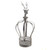 Silver Crown With Deer Head 30Cm
