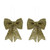 Glitzy Bow Gold Hang X2