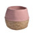 Basket Pink Fabric 28cm