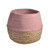 Basket Pink Fabric 28cm