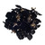 Hydrangea With Clip Black 12Cm
