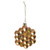 Hanging Decor Glass Honeycomb Gold Wdl