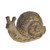 Bark Effect Snail Ornament