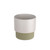 Colour Block Ceramic Pot Green 10.5cm