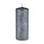 Candle Pillar Ice Crystal 150/60Mm Dark Grey 58Hr