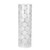 White 6cm Plastic Ball in tube (matt,shiny,glitter, Ribbed) x 50