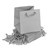 Hand Tie Bag Glacier Grey H17cm X10